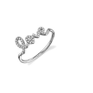 Sydney Evan 14k white gold ring